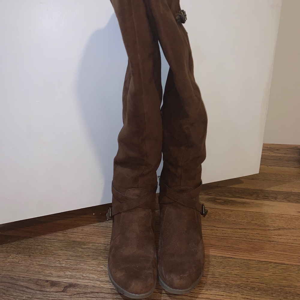 Knee High Brown Boots